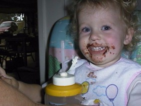 love me love my chocolatey face 1 Aug 99.JPG